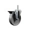 Service Caster 5 Inch Semi Steel Wheel Swivel 34 Inch Threaded Stem Caster with Brake SCC SCC-TS20S514-SSS-PLB-34212 - alternate 1